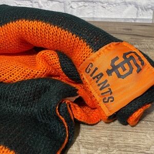 Forever Collectibles Orange and Black Giants Scarf